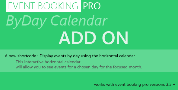 18-Event Booking Pro : byDay Calendar-plugin-wordpress-prise-rendez-vous
